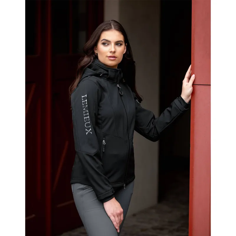 LeMieux Celine Soft Shell Jacket - Black-3